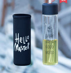 Korean Cute Portable Glass Cup for Students