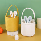 Easter Cartoon Bunny Ears Basket Candy Bags for Kids