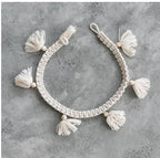 Handwoven Wall Hanging Decor with Flower Vase