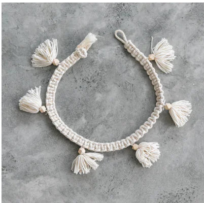 Handwoven Wall Hanging Decor with Flower Vase