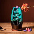 Ceramic Backflow Incense Holder for Home Decor