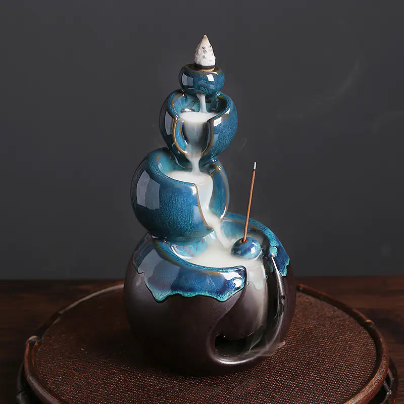 Ceramic Backflow Incense Burner - Creative Home Decor