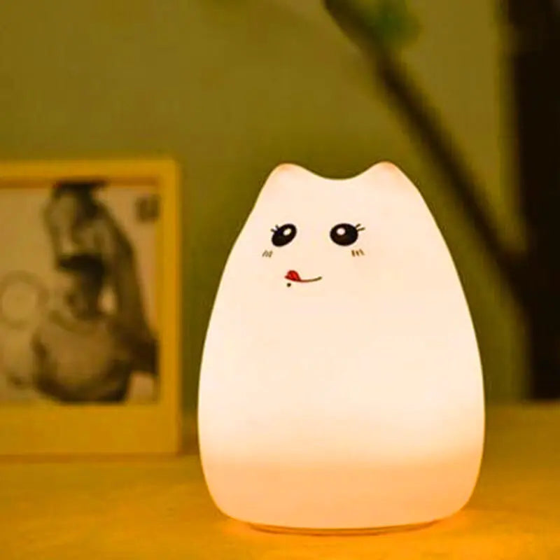 Silicone Animal Light - Cat Atmosphere Night Lamp