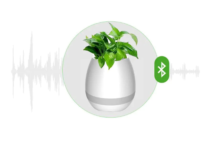 Musical Bluetooth Flower Pot with Singing Feature