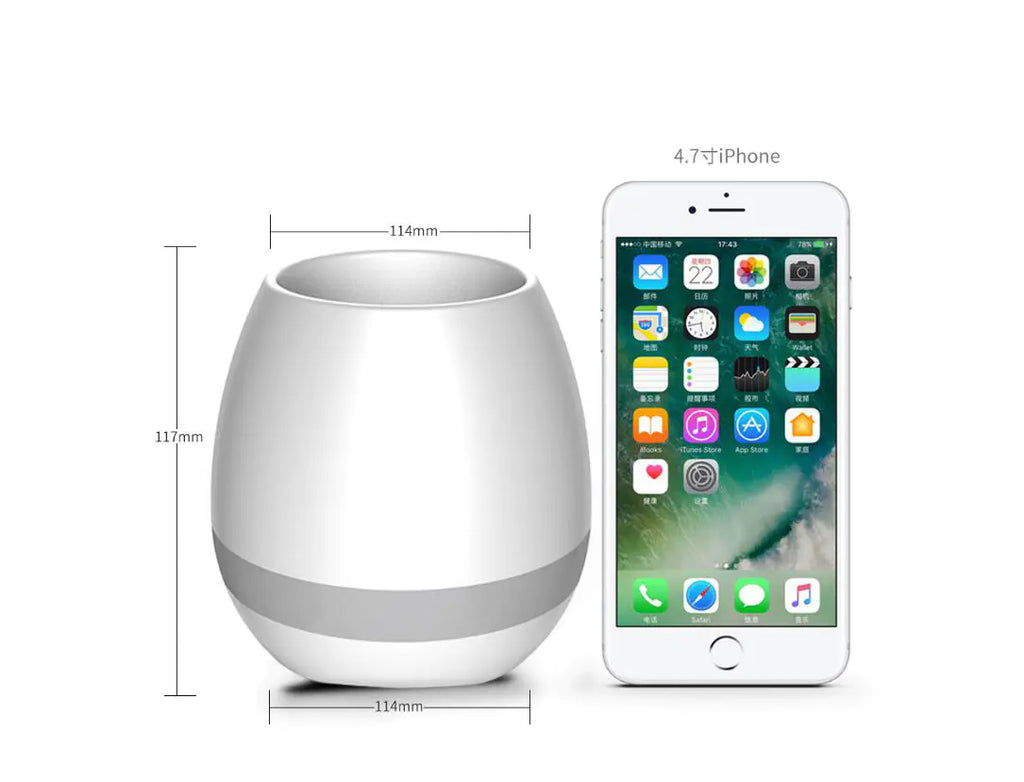 Musical Bluetooth Flower Pot with Singing Feature