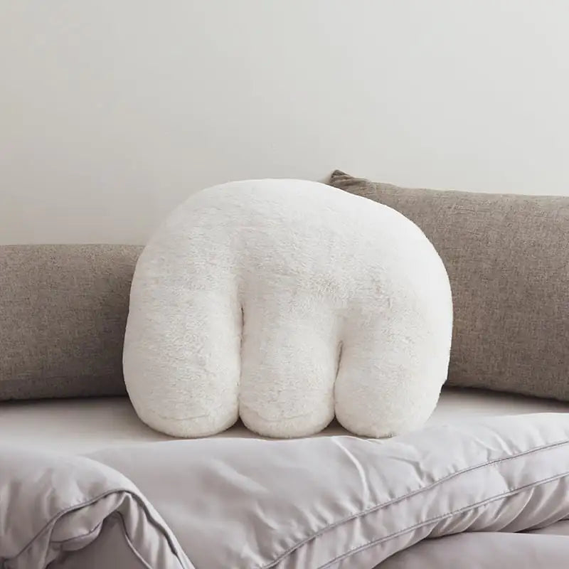 Nordic Style Rabbit Velvet Bedside Pillow
