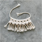 Handwoven Wall Hanging Decor with Flower Vase