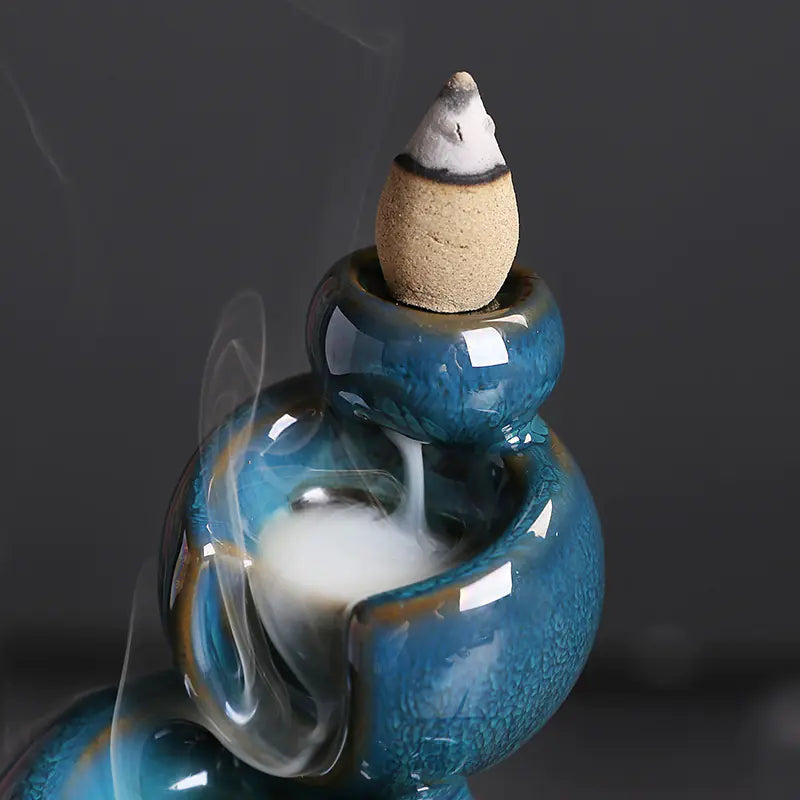 Ceramic Backflow Incense Burner - Creative Home Decor