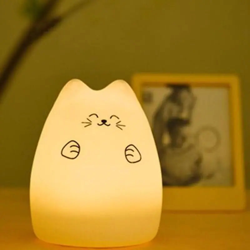 Silicone Animal Light - Cat Atmosphere Night Lamp