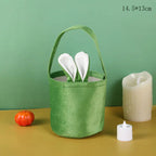 Easter Cartoon Bunny Ears Basket Candy Bags for Kids