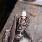 Chinese Dragon Backflow Incense Burner Home Decor
