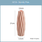 Modern Plastic Flower Vase for Home Decoration (1pc)