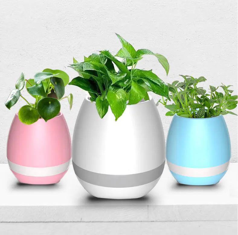Musical Bluetooth Flower Pot with Singing Feature