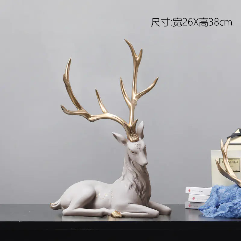 Elegant Deer Figurine for Home Decor and Gifts