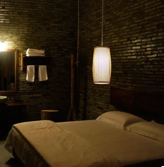 Creative Bamboo Pendant Light for Hallway Decor