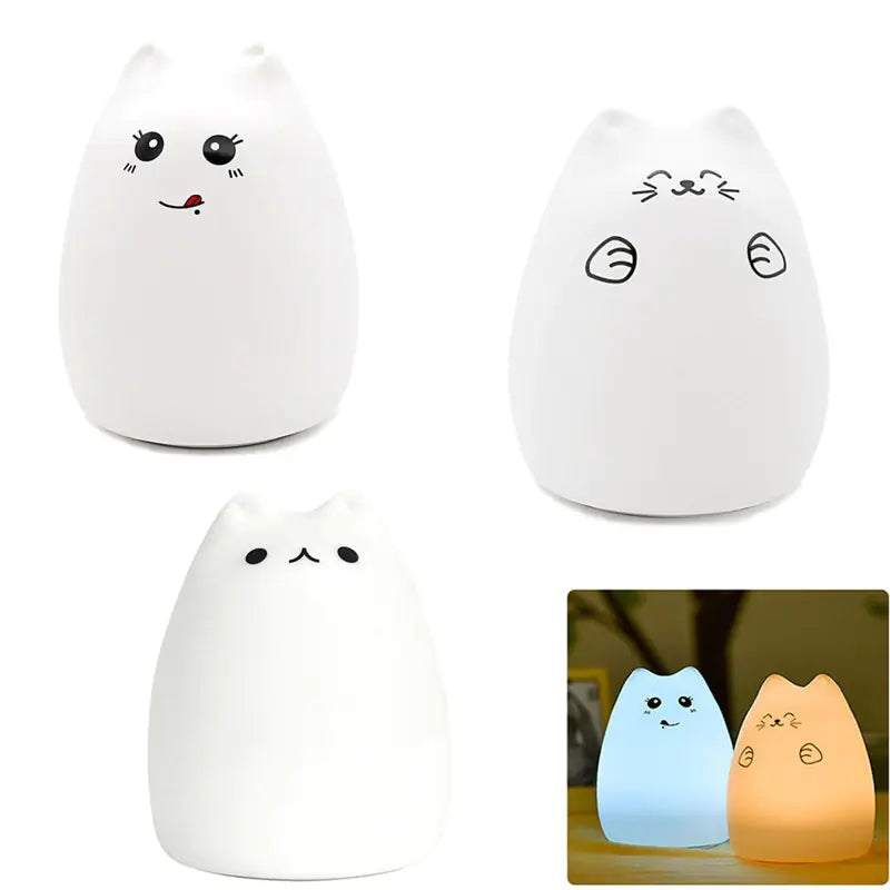 Silicone Animal Light - Cat Atmosphere Night Lamp