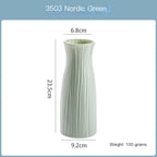 Modern Plastic Flower Vase for Home Decoration (1pc)