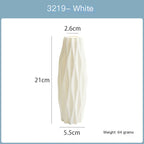 Modern Plastic Flower Vase for Home Decoration (1pc)