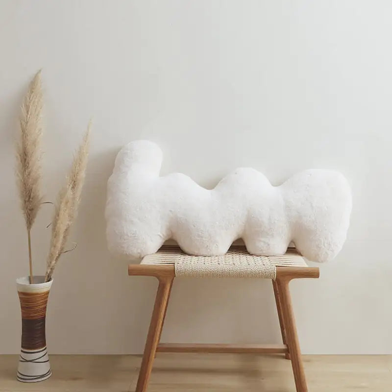 Nordic Style Rabbit Velvet Bedside Pillow