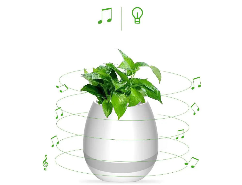 Musical Bluetooth Flower Pot with Singing Feature