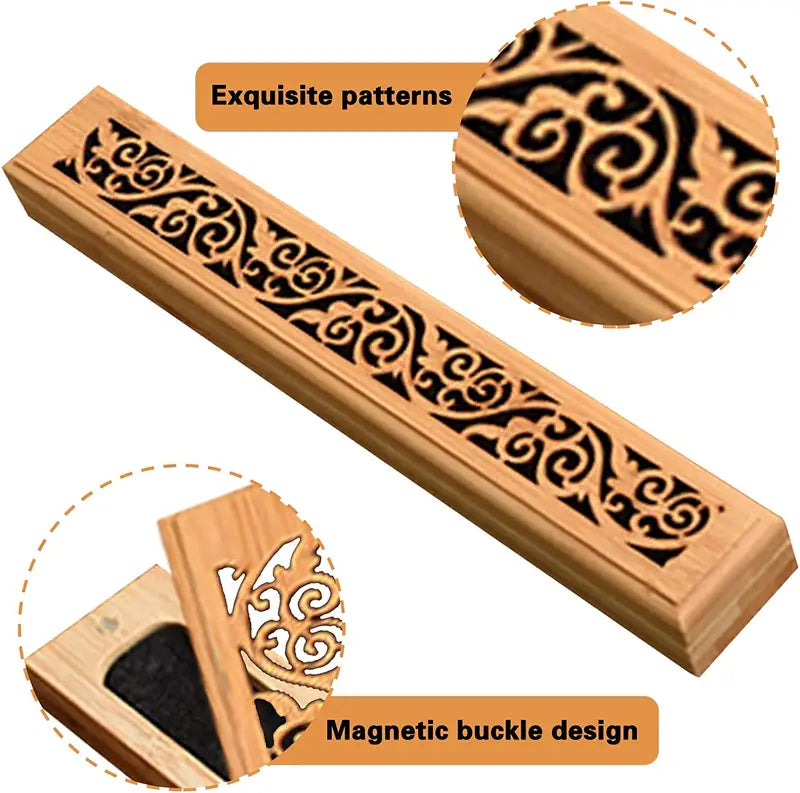 Wooden Incense Holder for Aromatherapy and Home Decor