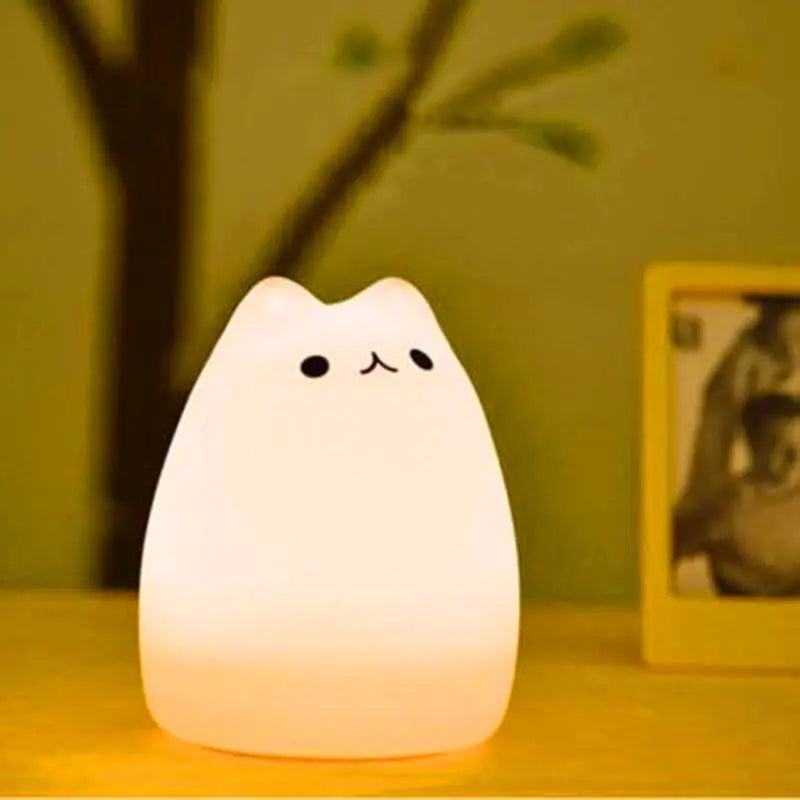 Silicone Animal Light - Cat Atmosphere Night Lamp