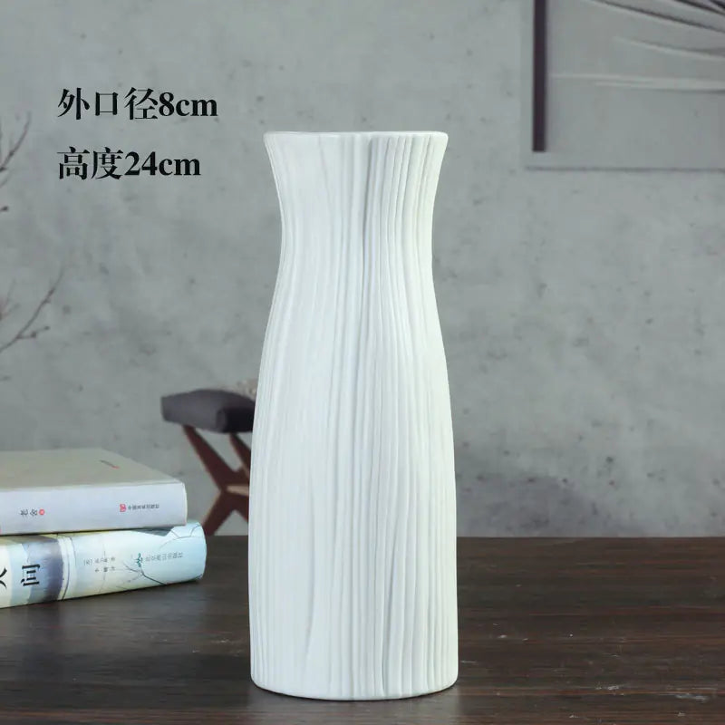 Modern Minimalist Ceramic Vase for Home & Office Decor