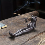 Ceramic Frog Incense Holder for Home and Office Decor