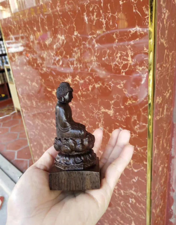 Natural Red Wood Products, Vietnam Ebony Buddha Figurine