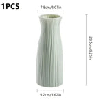 Modern Plastic Flower Vase for Home Decoration (1pc)